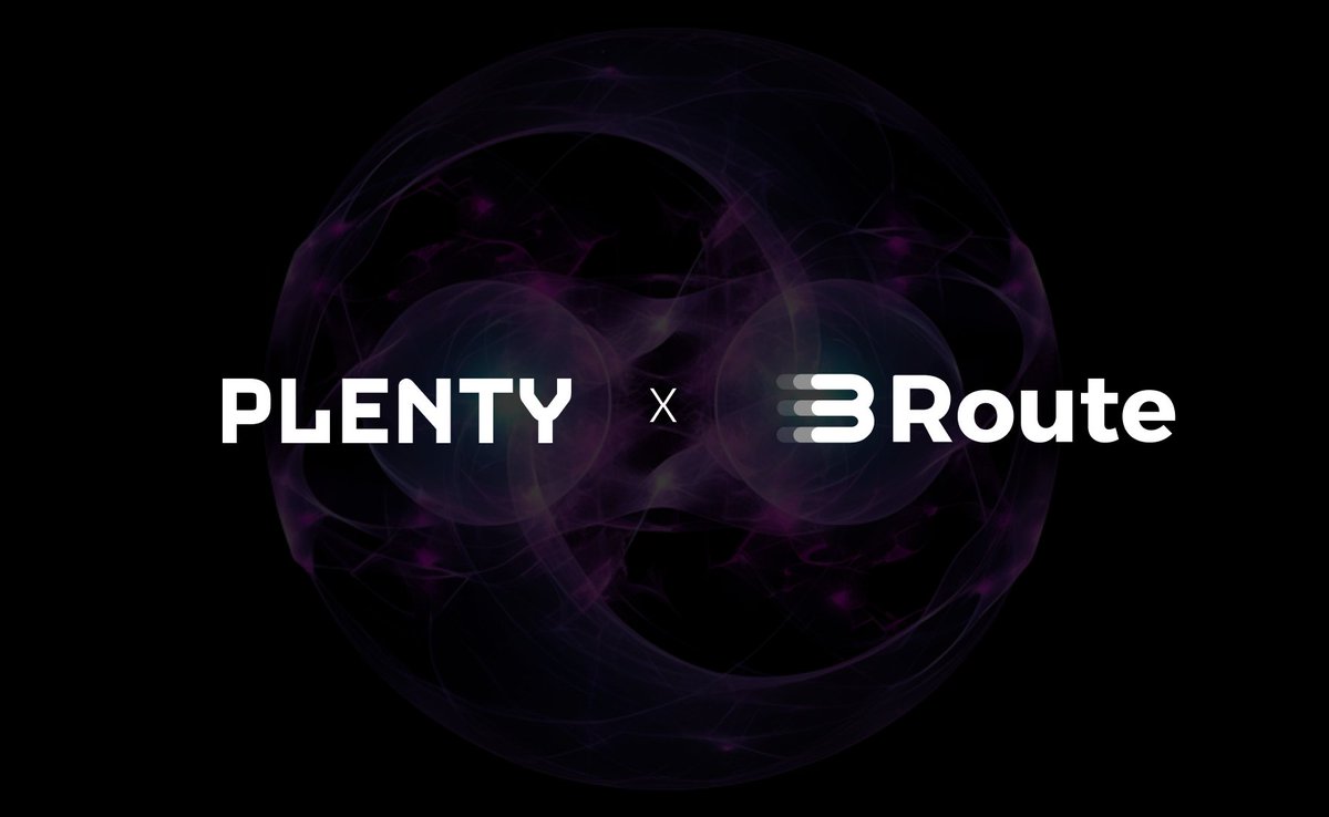 Plenty Labs ๐ (@plenty_network) on Twitter photo ๐ Exciting news! ๐
The <a href="/3route_io/">3route_io</a> integration is complete โ
Always get the BEST swap rates on #Tezos with <a href="/plenty_network/">Plenty Labs ๐</a> thanks to the brilliant minds at <a href="/TezosBakingBad/">Baking Bad</a> ๐
Try it yourself! ๐
๐ app.plenty.network/swap ๐
#DeFi #CleanNFT ๐ Exciting news! ๐
The <a href="/3route_io/">3route_io</a> integration is complete โ
Always get the BEST swap rates on #Tezos with <a href="/plenty_network/">Plenty Labs ๐</a> thanks to the brilliant minds at <a href="/TezosBakingBad/">Baking Bad</a> ๐
Try it yourself! ๐
๐ app.plenty.network/swap ๐
#DeFi #CleanNFT