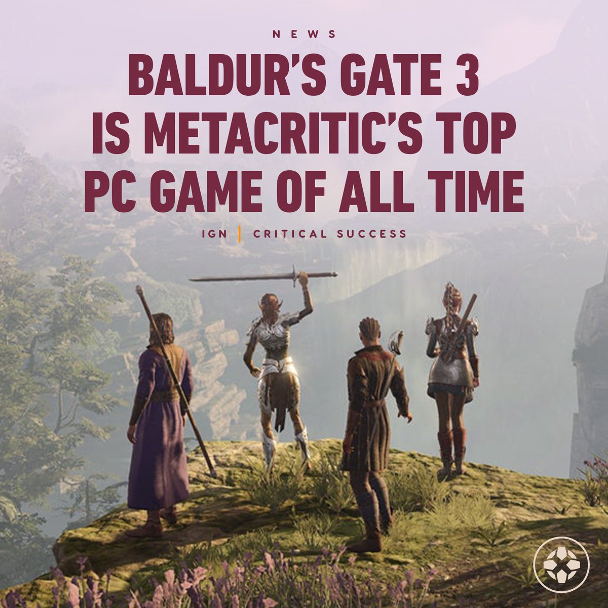 Metacritic - The Best-Reviewed PC Games of All Time:   #2 - Baldur's Gate 3 [97]