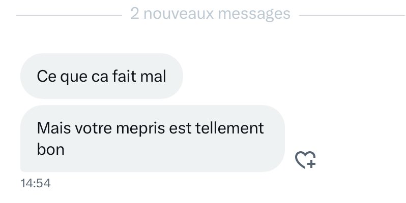 T’es mon bouffon depuis des années et pour le restant de tes jours, vieille p.ute