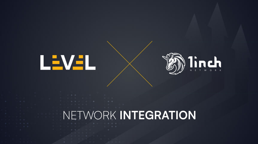Level__Finance's tweet photo. Exciting news! 🎉

@1inch has fully integrated with LEVEL

What does this mean for @BNBCHAIN and @Arbitrum users?

✅ Better swap rates
✅ Increased swap volume on LEVEL DEX

With 1inch's renowned aggregation product, we take another significant stride towards being a leader in the DeFi space!