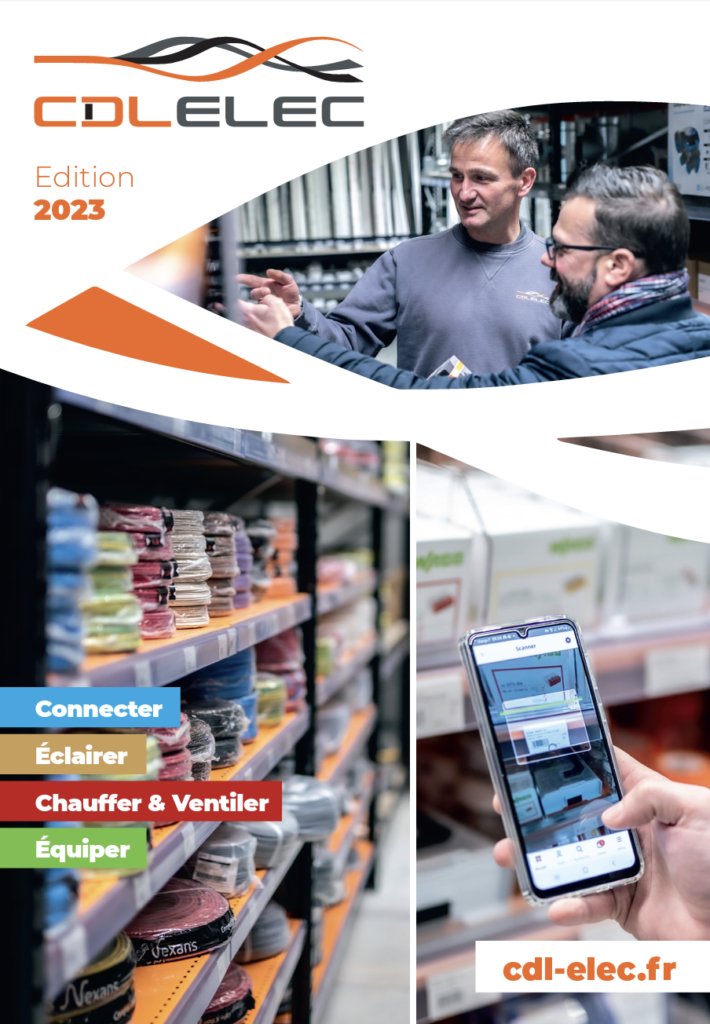 Batinfo_com's tweet image. CDL Elec présente son catalogue de produits et de services 2023 buff.ly/447GuWf #Distribution #Négoce #Matériel #Éclairage #Électricité #Climatisation