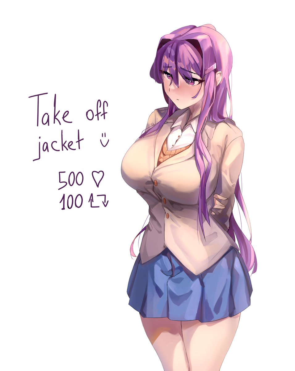 YudsNuts's tweet photo. Strip game with Yuri :)
#ddlc https://t.co/NbFy6GCW0j