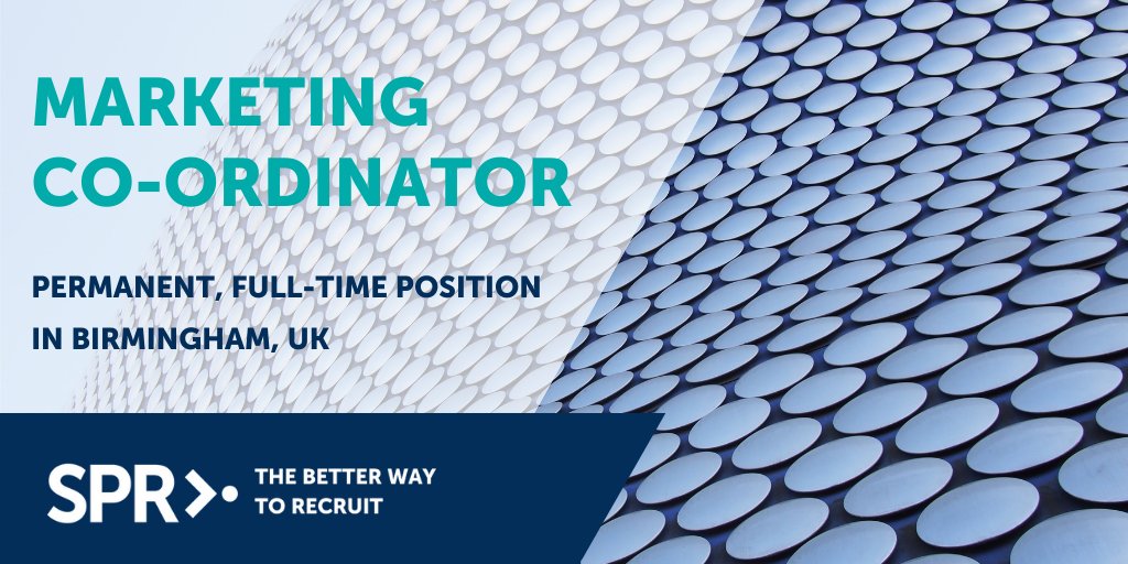 WeAreSPR_'s tweet photo. Passionate about #marketing and #communications? Looking for the next step in your career?
Weโre #recruiting for a Marketing Co-ordinator role at a landmark venue, attraction and charitable trust in the heart of #Birmingham.
Apply today: https://t.co/Nlig4p656u
#WeAreSPR https://t.co/NPIRpiCXWA