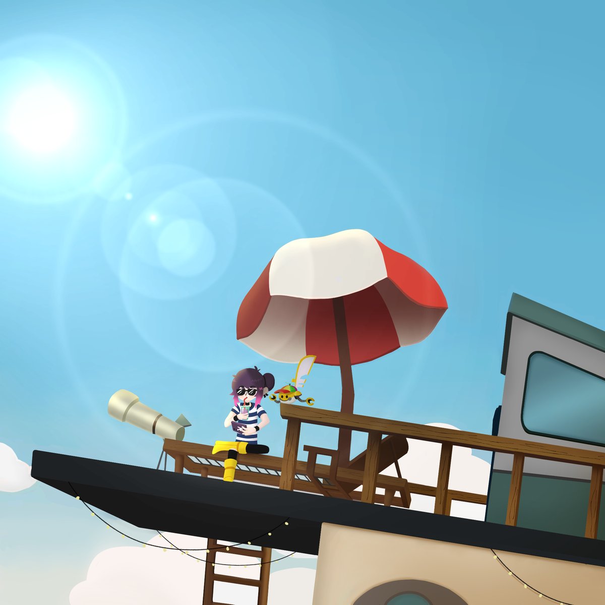 Heyo friends 💜
Just like Nova, we're taking some time off! 
We'll see you back in September, hopefully with something new on the way... 👀