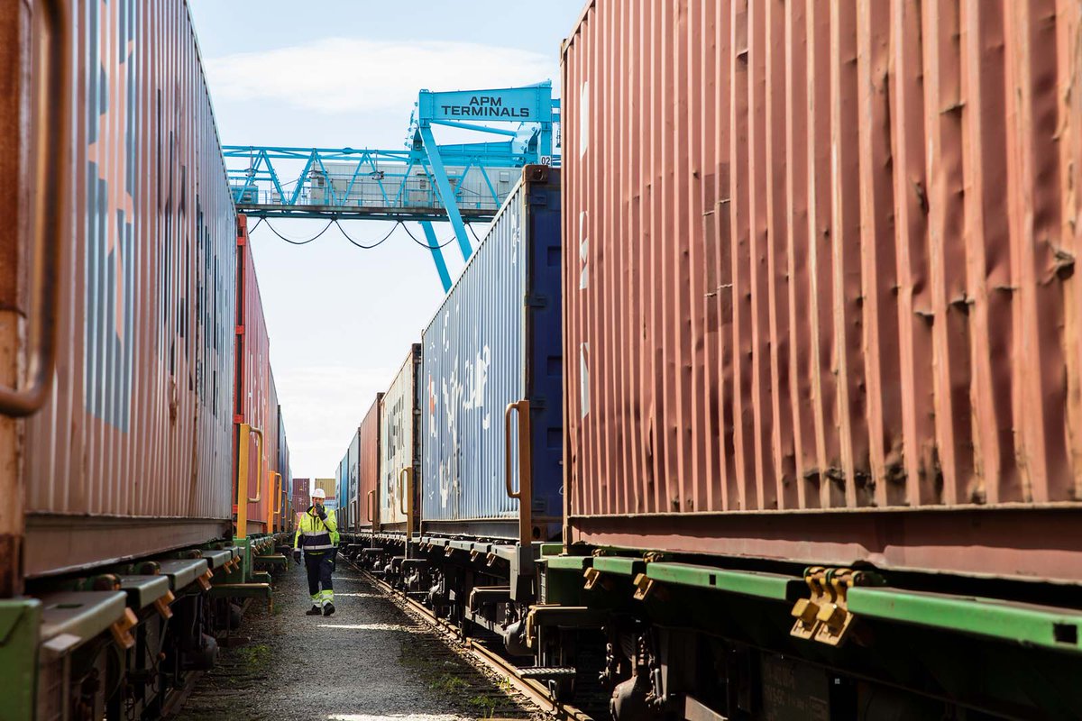 Rail is the most fuel-efficient option for moving freight across land. APM Terminals is committed to expanding #rail transport options for customers globally as a speedy and environmentally-friendly supply chain solution.   bddy.me/45s22y1