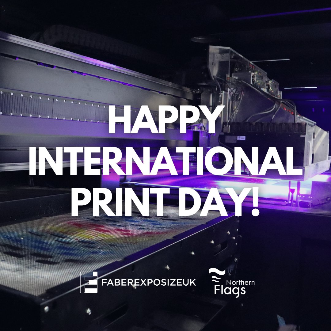 Happy #InternationalPrintDay! 🌈

From printed photographs, books and posters to flags, lightboxes and stage backdrops - print is all around us. Today we're taking a moment to appreciate the magic that happens when creativity meets technology! 🌌

#wideformatprint #IPD2023