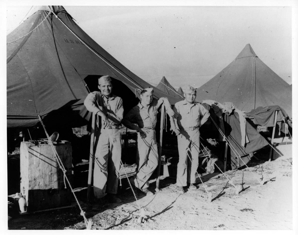 USMC's tweet image. In battle, each #CodeTalker duo operated as an efficient team. One person handled the portable radio, while the other relayed and translated messages in their native language, utilizing a phonetic code and vocabulary adaptations tailored for modern warfare.