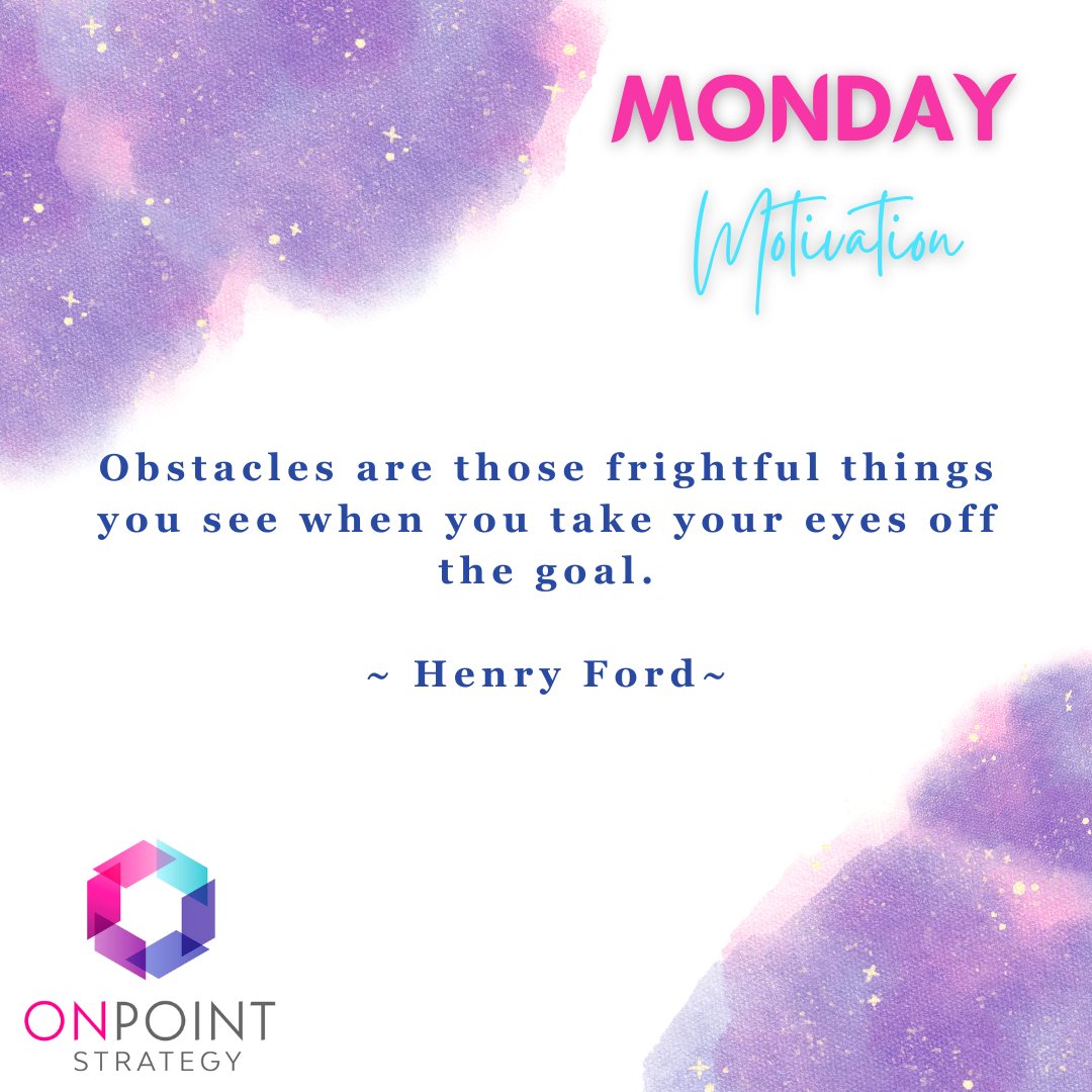 point_strategy's tweet photo. Keep your vision fixed on the goal, and watch the obstacles fade. Let these wise words from Henry Ford inspire you to stay determined and resilient on your journey to success.  You've got the power to overcome any challenge that comes your way! #StayFocused #Determination. https://t.co/1KgaefAaAj