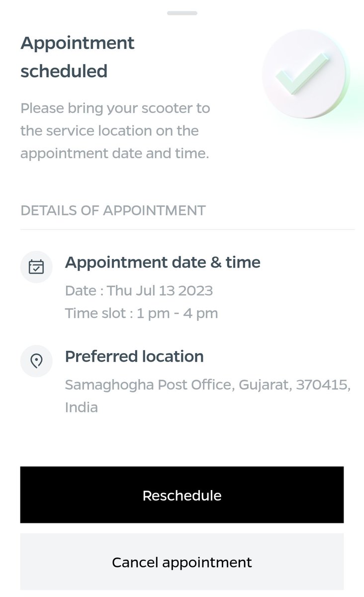 jadeja532's tweet photo. @OlaElectric Still unresolved issue some more issue I have but customer support total worst https://t.co/eKB9KEaiXW