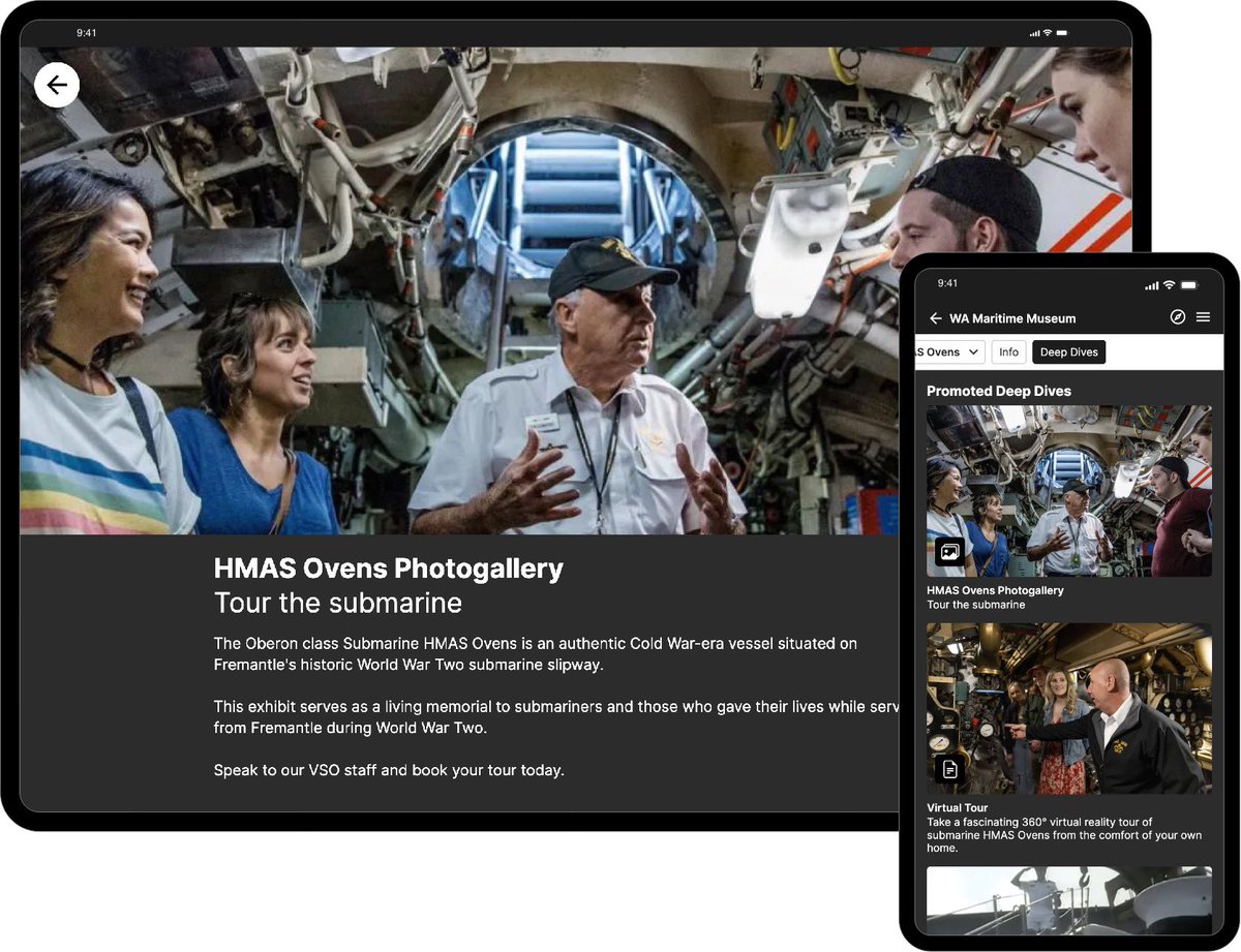 DannyMurphy's tweet image. Latest platform release has improved the visitor experience and added key new features such as acknowledgement of country, what’s on and floor plans. Check out one of my clients the WA Maritime Museum Digital Guide wam.experienceplus.digital/wamm