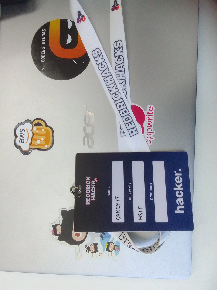 bawejasanchit1's tweet photo. Attended my first hackathon ,it was a great learning and fun experience at Redbrick hackathon by Ashoka University ✨. https://t.co/g7Wyd70zvx