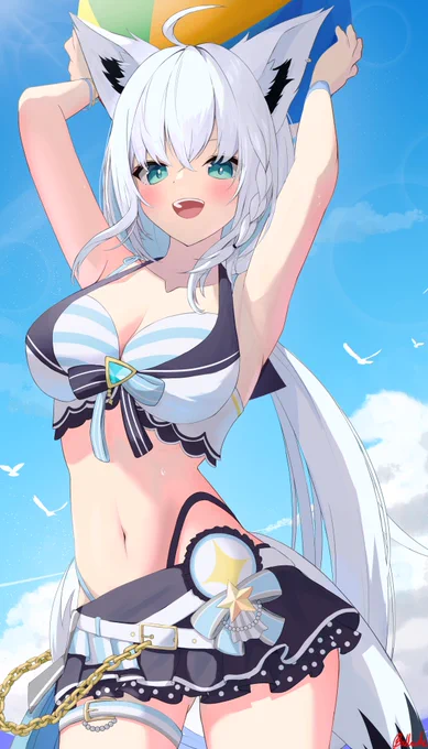 #夏休みはフォロワーが増えるらしい  水着いっぱい描きたいマンです