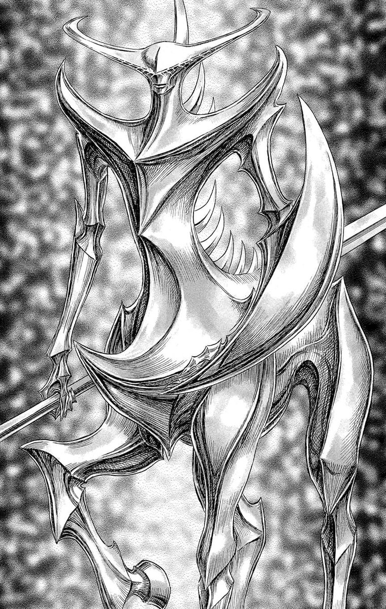 CentaursDaily's tweet photo. Today's Centaur of the day is Locus in his released form from Berserk! It was hard to find much information, but apparently, he merges with his horse. 
#Berserk #Centaur #CentaurOTD https://t.co/Rl37DfHMRV
