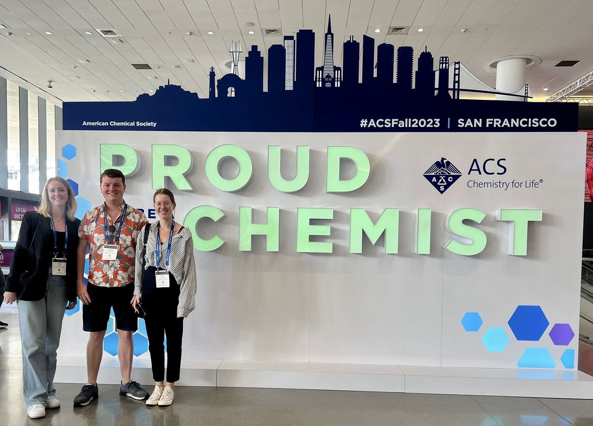 We made it to #ACSFall2023! Excited to see lots of great talks and posters! I’ll be giving a talk (ID: 3905783) on the generation of Fc-fusion compounds on Tuesday afternoon in the @ACS_DivBioChem please come along if you’re interested! 🧪👩‍🔬