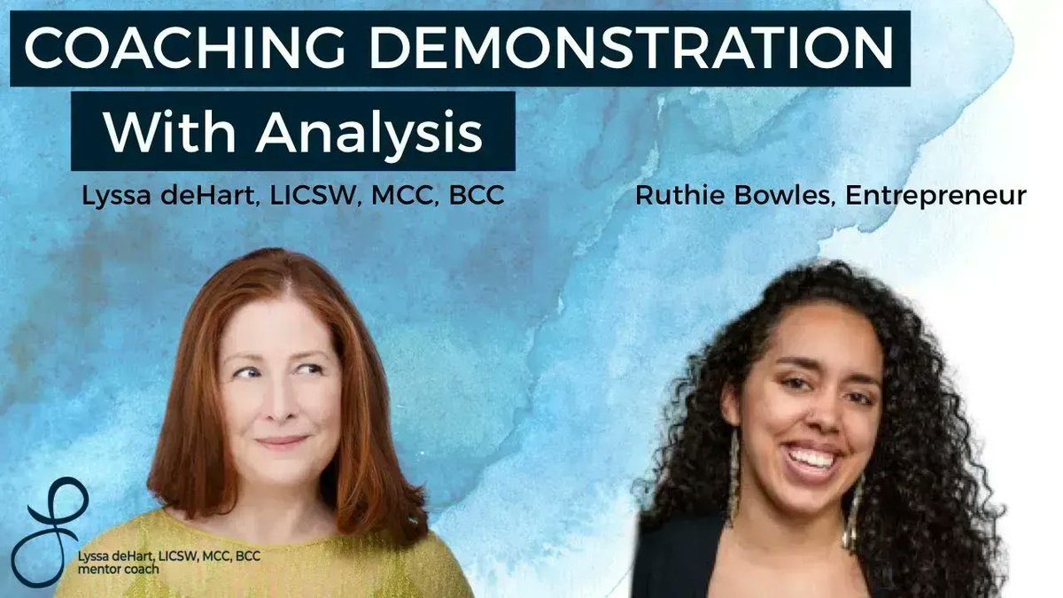 Over 21K Coach views on #Youtube  I have added slides w/ PCC Marker analysis + full transcripts are available. Free resources available for professional coaches! 

🎥 bit.ly/3L1UND3 
Free bit.ly/3J2pqcy 

#icfcoach #coachskills #coachingmindset #icf #coaching