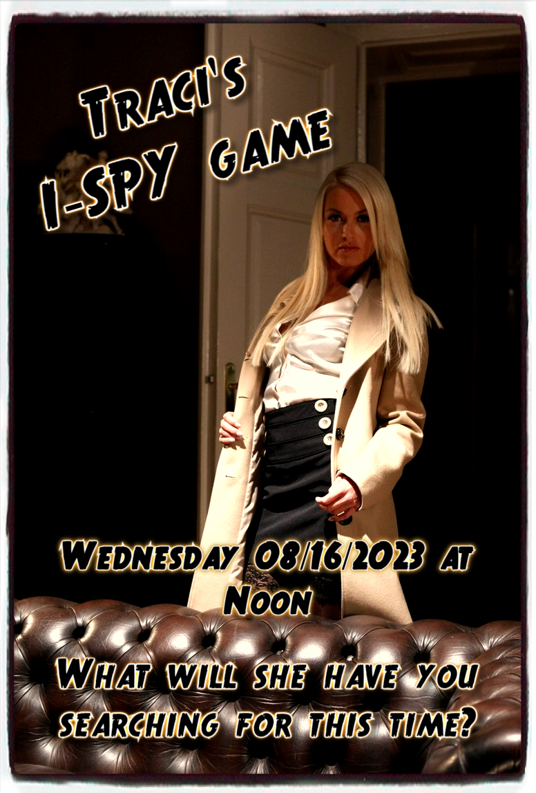 'I spy with my little eye...' Ready to play with us?
Join us for the games at NOON #Wednesday 08-16 (EST)

#Win #freecalls from <a href="/NaughtyTraci4U/">Traci Williams</a> <a href="/SeductiveRach/">Goddess Rachel</a> @strawberri_kis <a href="/AnytimeAmelia/">Amelia Brooks</a> 

#Cum here:
phonesextemple.com/temple-games/

#xxx #nsfw #giveaways #freeproducts #freeentry