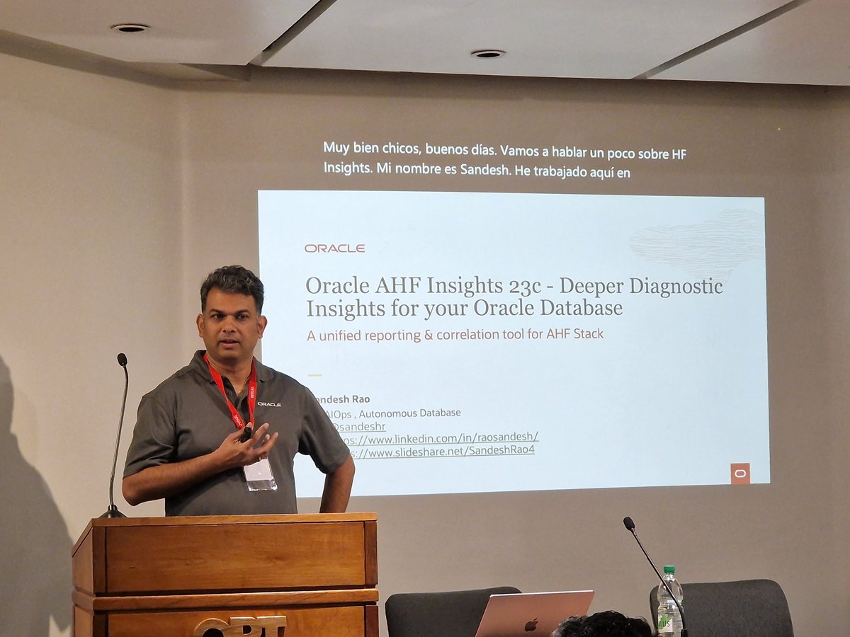 #uyoug session #2 

with 'Spanish spaking' #selfie-#oracle- #rockstar 

<a href="/sandeshr/">Sandesh Rao</a>

#LatamTour2023 #montevideo