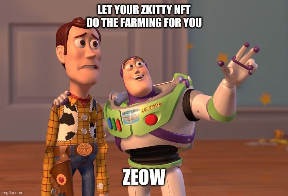 But that's not all! With ZKITTY NFT BOT, you can just sit back, relax, and let your ZKitty NFT do the farming for you. 🌴

No more manual airdrop farming. No more constant monitoring. Let automation do the work for you! 🙌
#Automation #EasyFarming