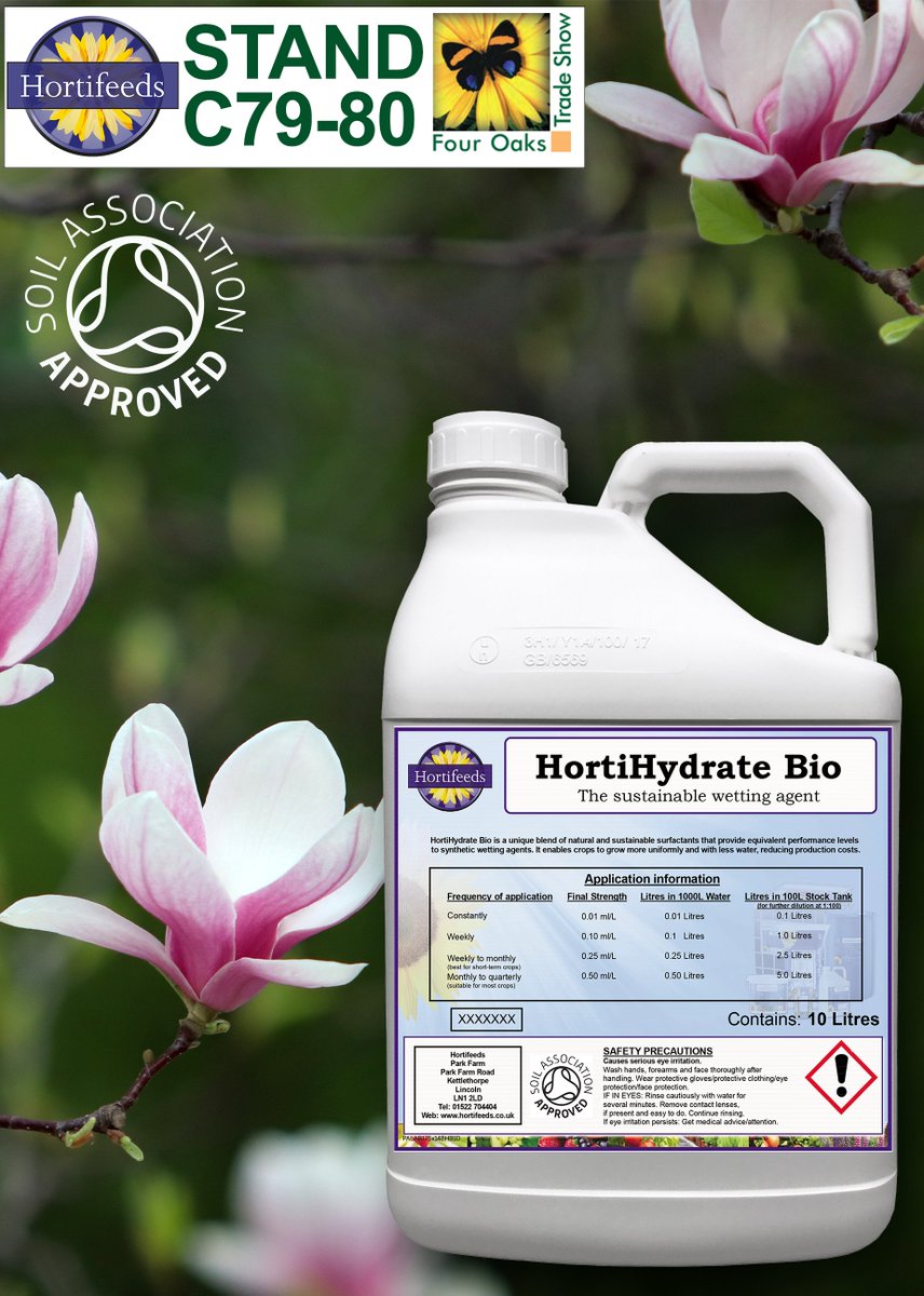 Time to register for the Four Oaks Trade Show @FOTS2023 on 5th and 6th September! 
#Hortifeeds will be waiting for you on stand C79-80  

Contact us here for more info bit.ly/3fgOiPi 

#FOTS2023 #horticulture <a href="/hortweek/">HortWeek</a>
#agronomy #flowers #Sustainability #watermanagement
