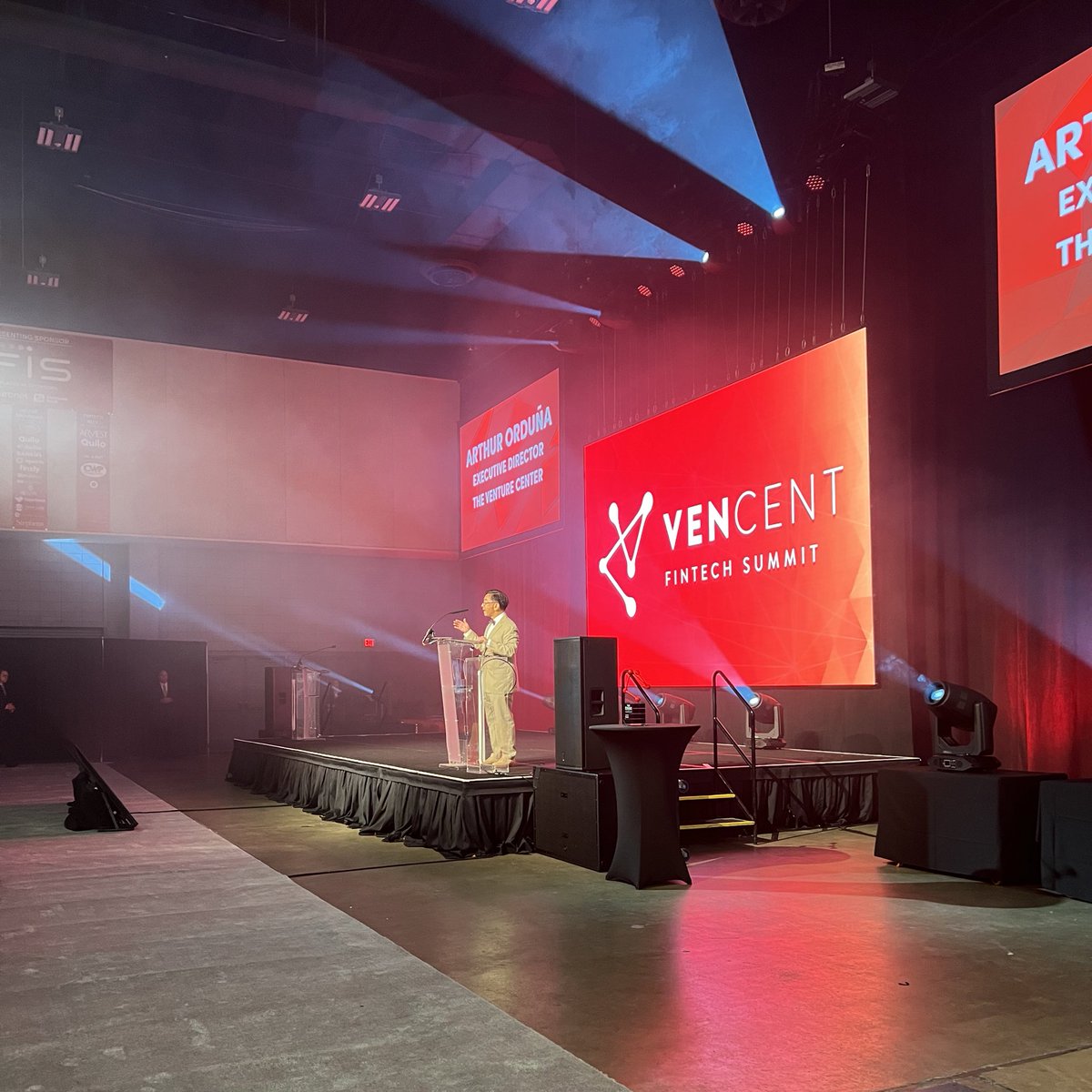 Thank you to to <a href="/VentureCenter/">The Venture Center</a> Exec. Director Arthur Orduña for the shoutout in his opening remarks! We’re proud to call Little Rock home. #Vencent2023