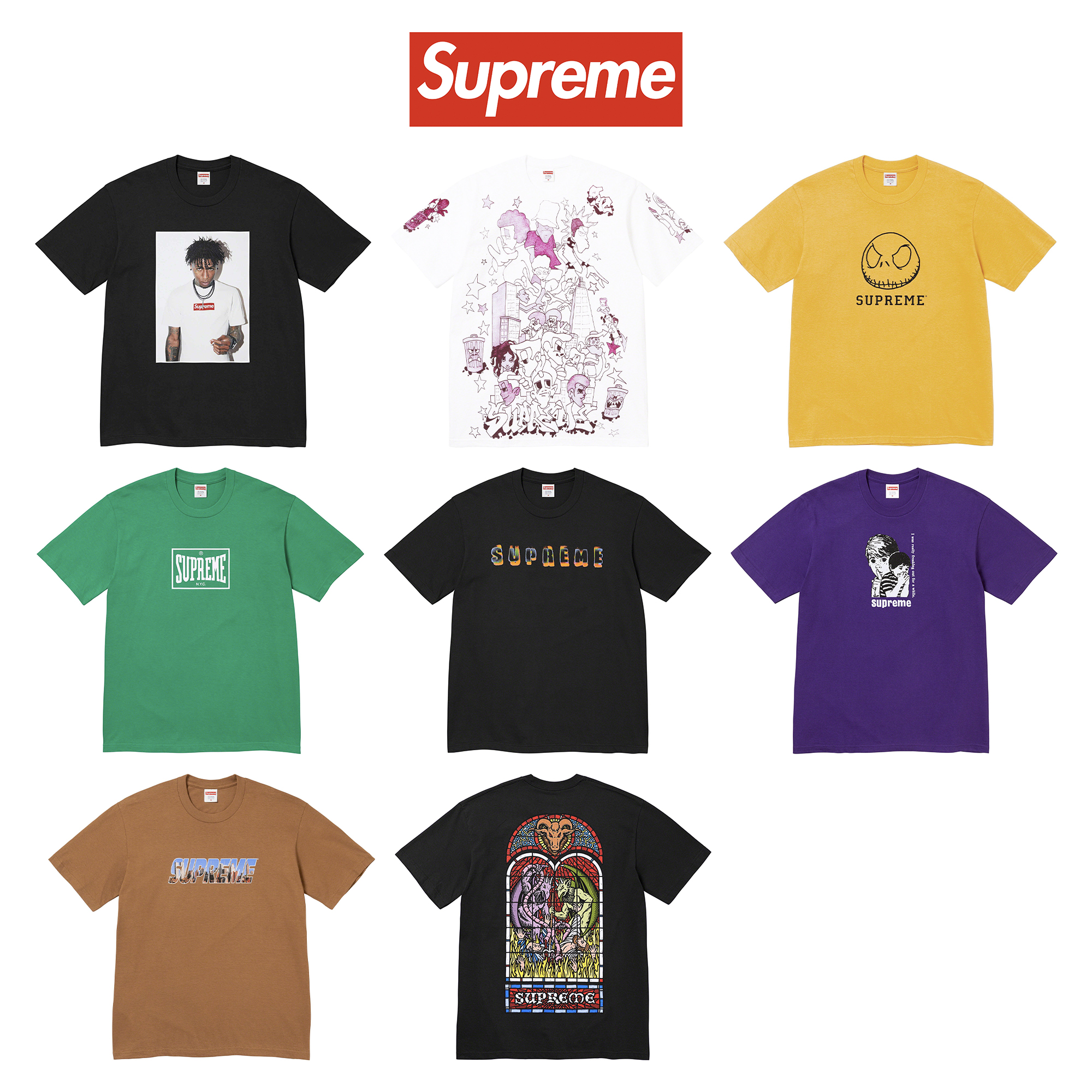 Supreme Summer 2023 Tees Release Date and Info