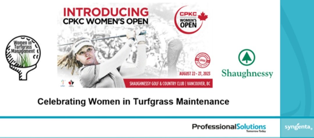 1 week away from the WITM volunteers arriving in Vancouver for the CPKC Women's Open at <a href="/ShaughnessyGolf/">Shaughnessy Golf & Country Club</a>!  Huge thank you to <a href="/jasongreencast/">@JasonGreenCast</a> and <a href="/SyngentaTurfCA/">SyngentaTurfCanada</a> for making this happen,and <a href="/turfmow/">Mow R.</a> for spearheading the event!