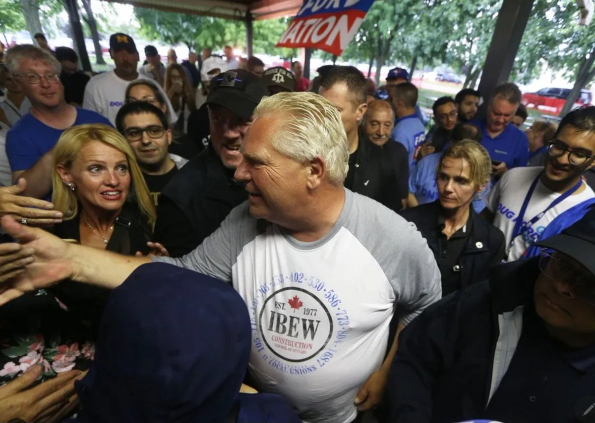 redsnoopy69's tweet photo. Doug Ford: Doesn't hire union contractors to perform work at Deco Labels, but if he is fundraising, the union swag comes out.
Wake up, people. https://t.co/x7Au3GxJnq