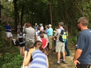Fort Congaree I tour: Meet Saturday, August 19th at 10AM at Cayce Tennis Center, at 1120 Fort Congaree Trail in Cayce. The tour is about 2 hours long and sponsored by the City of Cayce. FREE TO PUBLIC. Special thanks to Martin Pate for his interpretive painting! #TimeforHistory