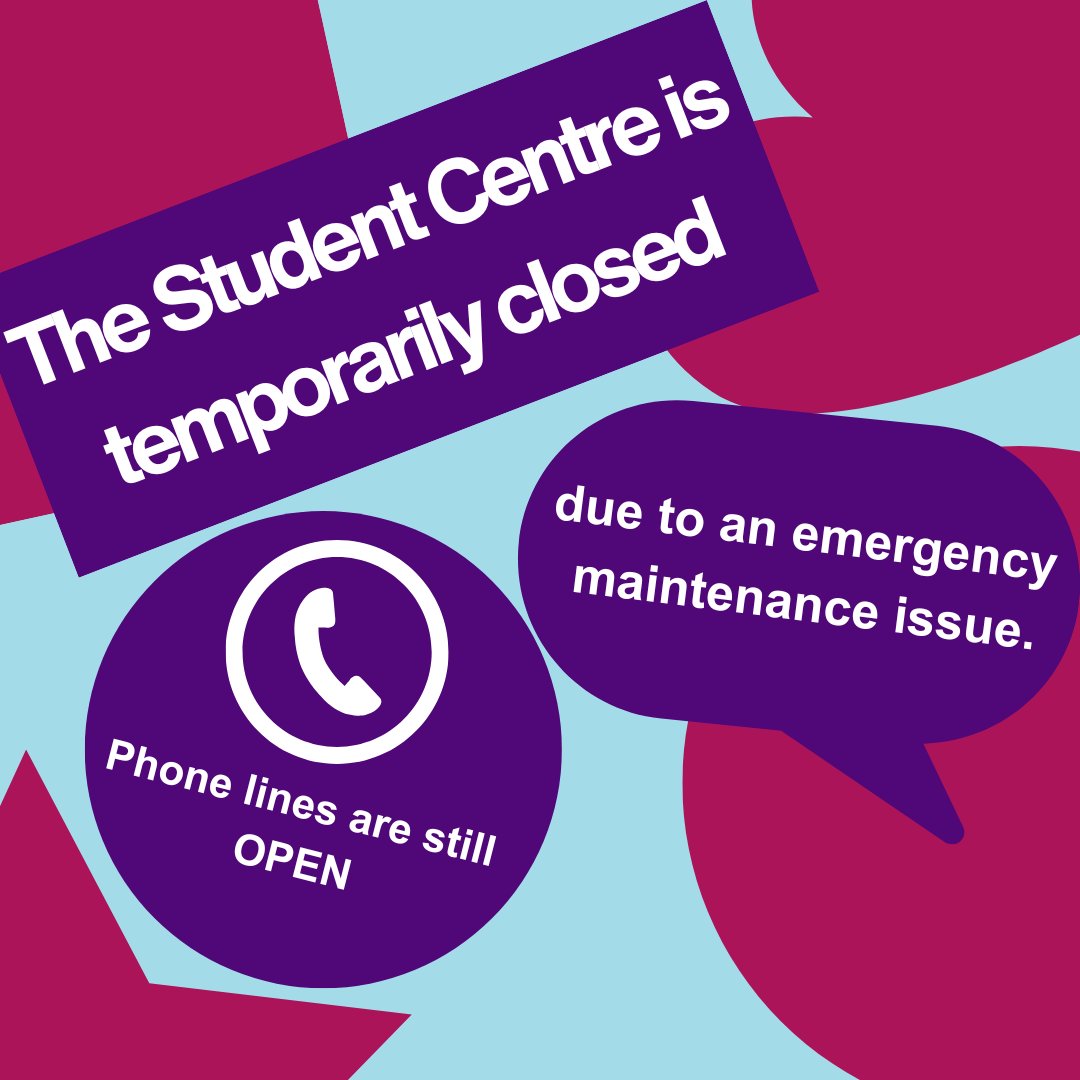 📍Our Student Centre is temporarily closed. We will update when the doors are open again. 📞Our telephone line is still working +44 (0)20 3108 8836