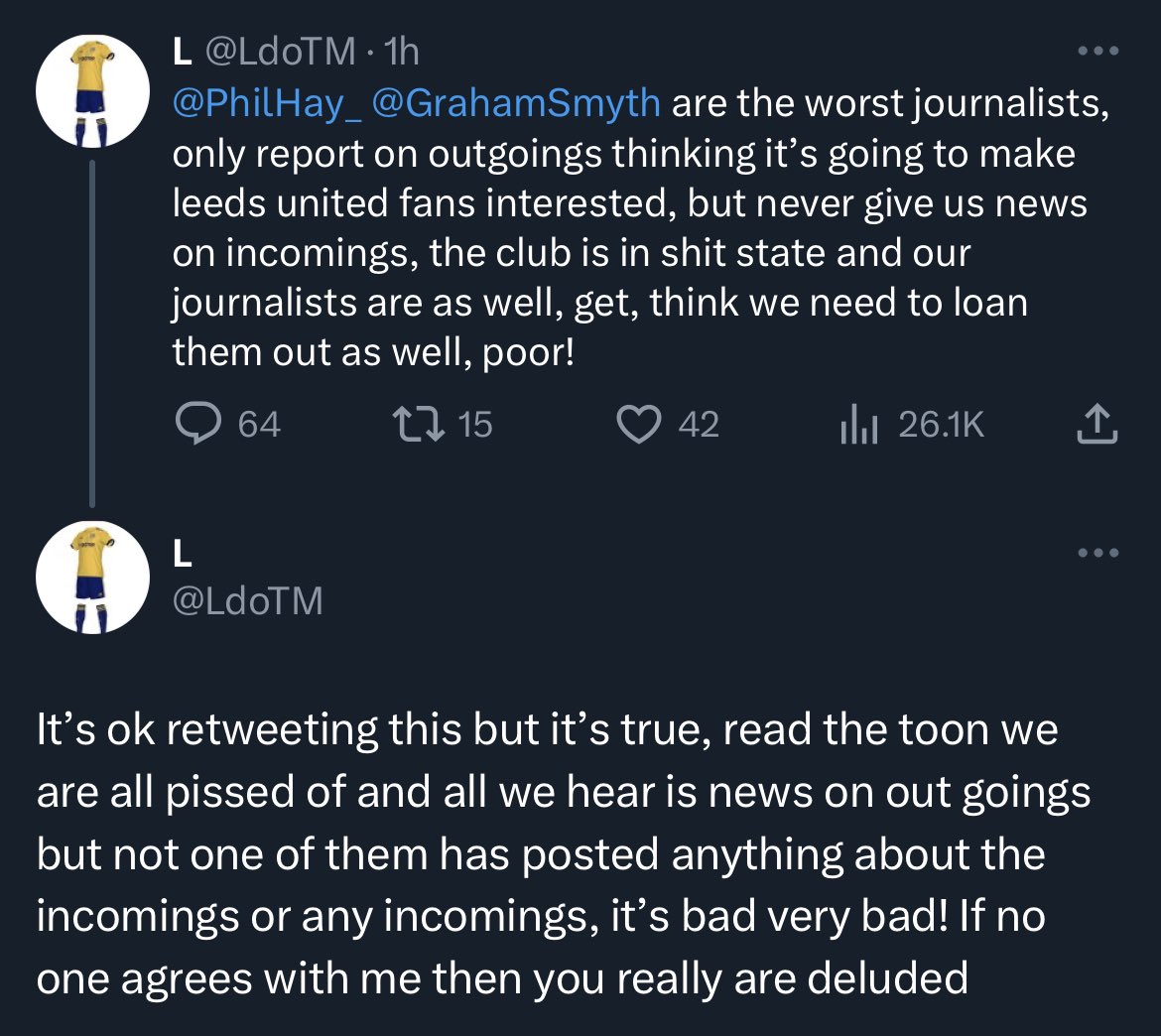 openslufctweets's tweet photo. *Opens #LUFC Twitter* https://t.co/N7pgRx4m7V