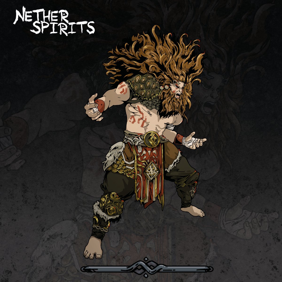 NetherSpirits's tweet photo. You like to face your enemies head-on instead of working out a long plan of action?

Fret not, because our second playable Wrath character i here! His war cry can be heard echoing though the Nether.

#indiedev #netherspirits #conceptart #characterdesign #creaturedesign #gamedev https://t.co/hBVEa1zyUz
