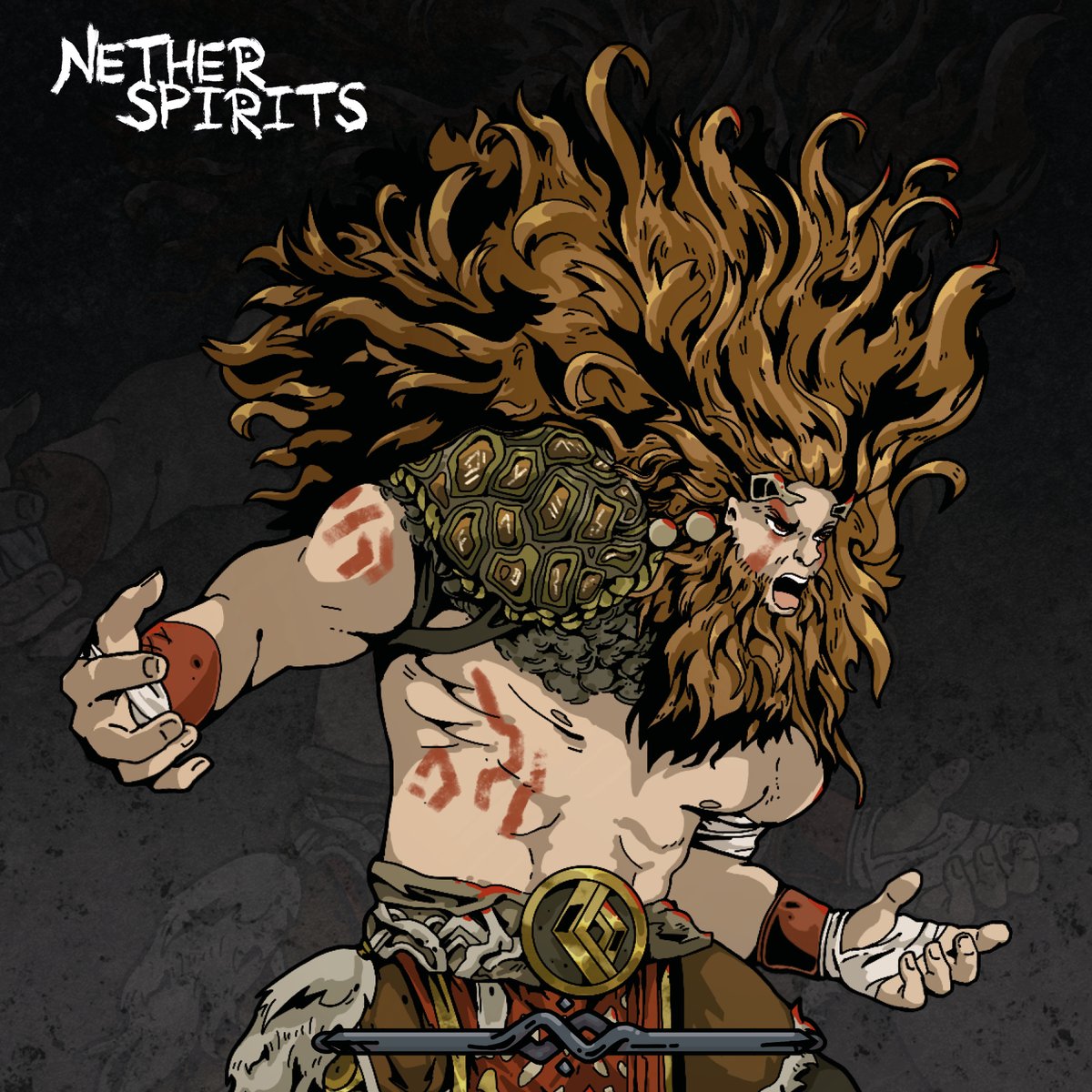 NetherSpirits's tweet photo. You like to face your enemies head-on instead of working out a long plan of action?

Fret not, because our second playable Wrath character i here! His war cry can be heard echoing though the Nether.

#indiedev #netherspirits #conceptart #characterdesign #creaturedesign #gamedev https://t.co/hBVEa1zyUz