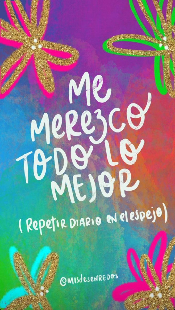 Esa es la actitud gente linda ✨😊🙌