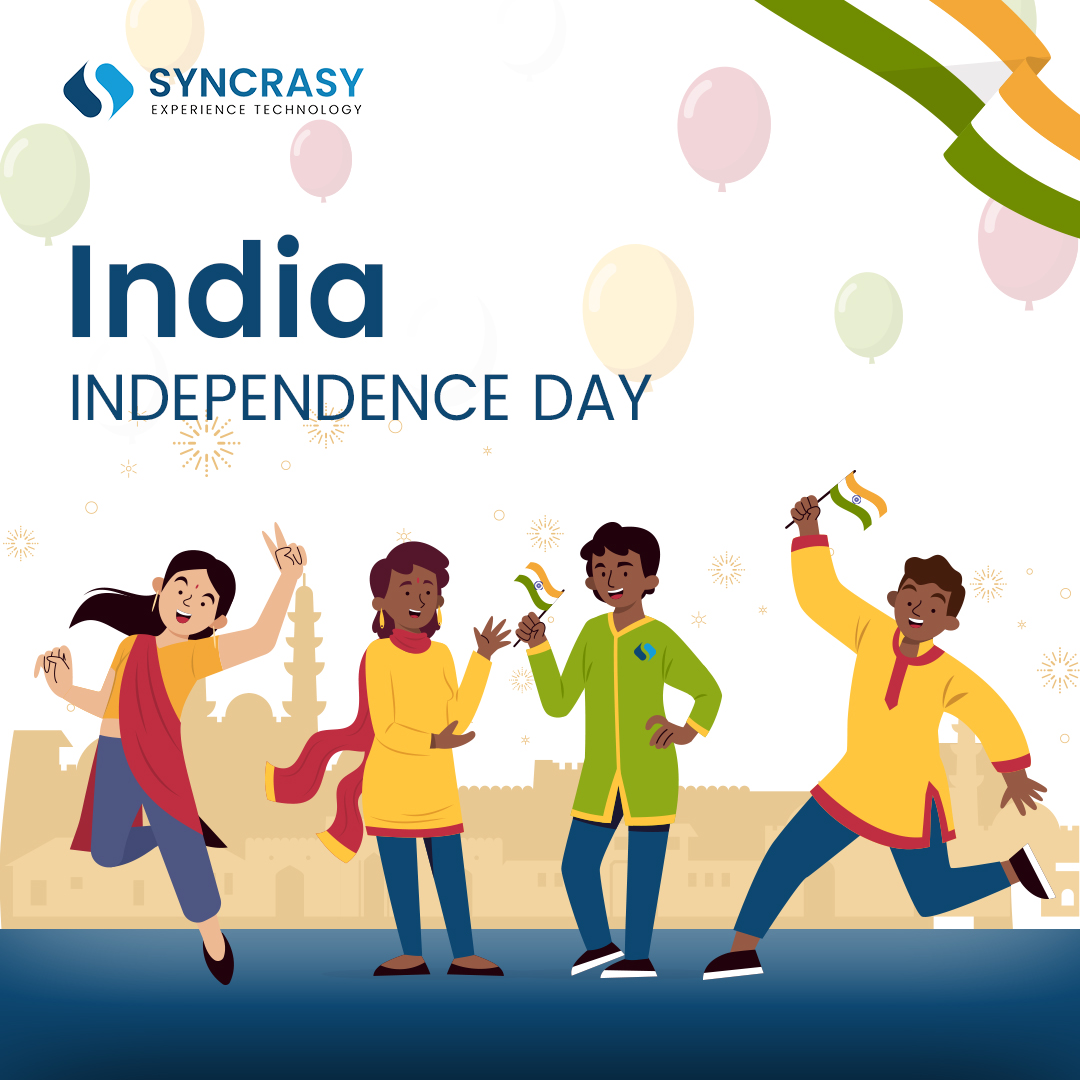Syncrasy_Tech's tweet photo. Celebrating the rich cultural heritage of India. Team Syncrasy Tech wishes you all a very Happy Independence Day ❤️

#indpendenceday #independencedayindia #India https://t.co/CqHok6cfBl