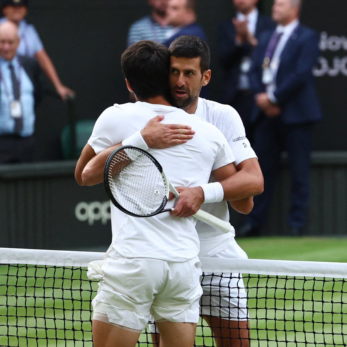 TheTennisLetter's tweet photo. Novak Djokovic says he was 'over' Wimbledon loss to Alcaraz in a day:

It's not the first nor the last match that I lost, so I was over it in a day.. It was a close match, but well deserved from his side, bc to win he played better in the important moments, and that's what I said after the final. I think he was a deserved winner and that's it. You move on."

(via ATP)
