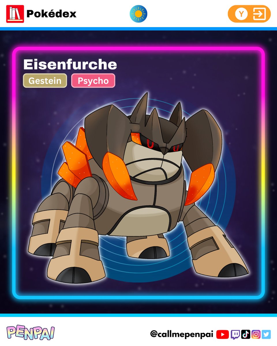CallMePenpai's tweet photo. Hier kommt Paradox Terrakium! Es ist tatsächlich mein liebstes Design unter meinen Fakemon für die Legis.
#pokemon #fakemon #terrakium #viridium #kobalium #eisenblatt #eisenhaupt #paradoxpokemon https://t.co/q9VSMxCFHF