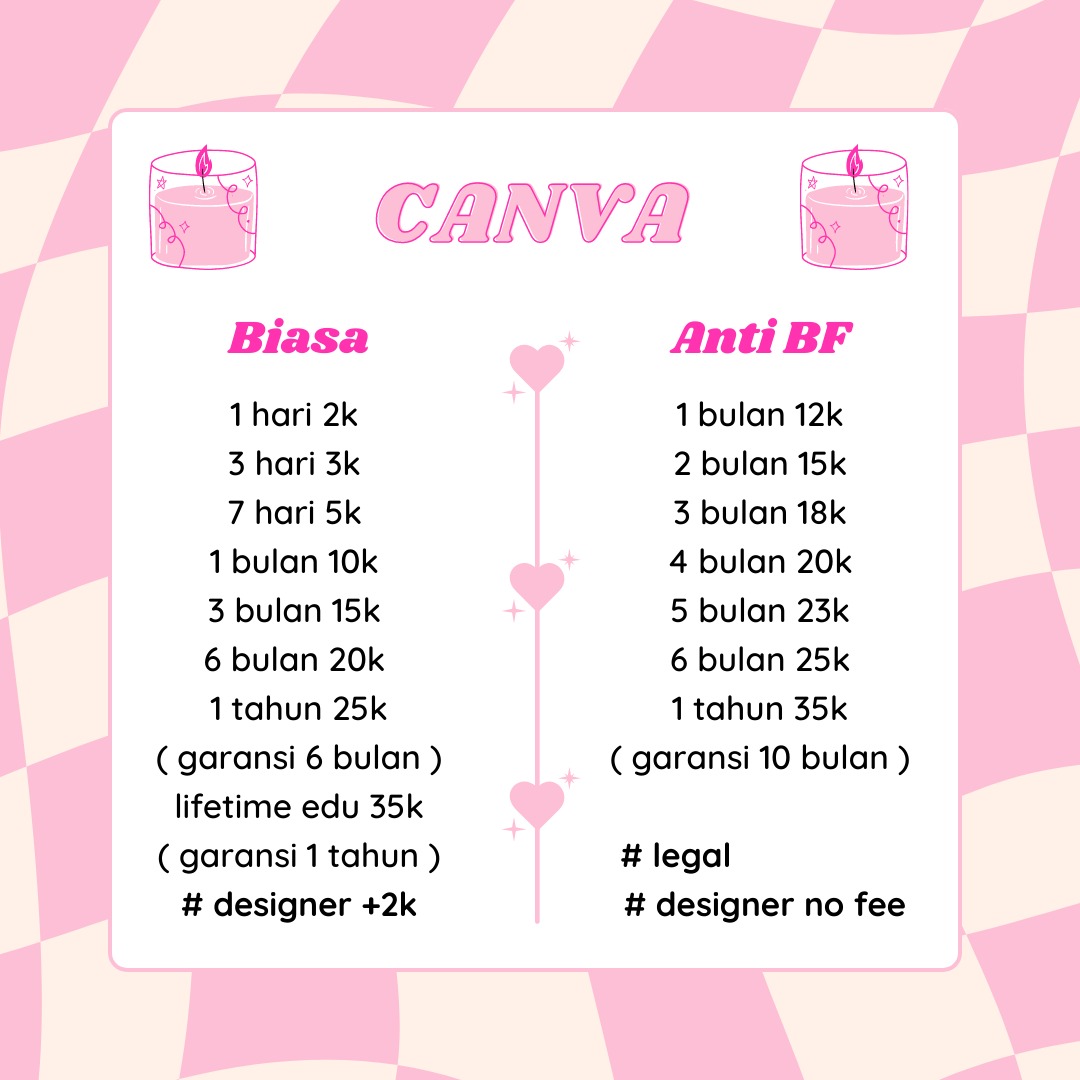inyopio's tweet photo. [ 📬 b. ] #zonauang

haloo aku jual canva legal dan anti backfree, full garansi juga! order bisa ke wa yaa! 😼🤍 https://t.co/Po9IQIJych