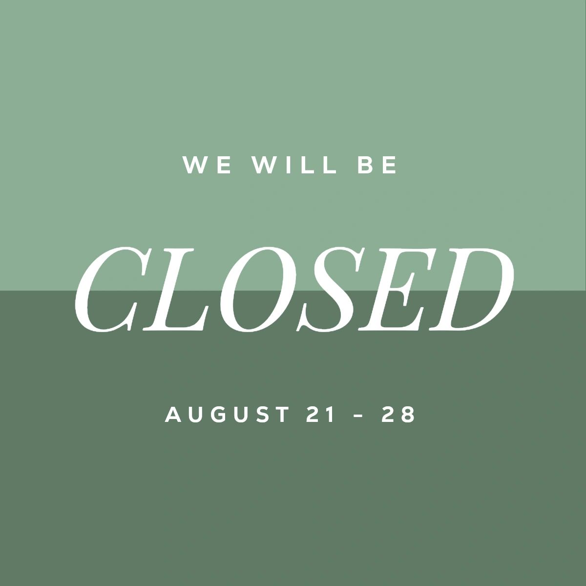 BazzarelliRest's tweet photo. Our hard-working team deserves a vacation, so we’ll be closed from August 21 to 28. Thanks for understanding, and we’ll see you soon! https://t.co/XXsUYK8E3F