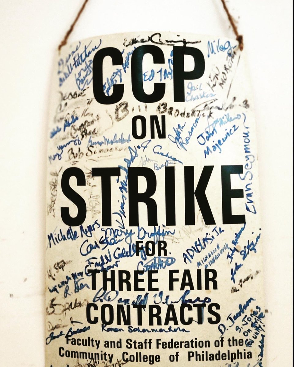 FSFCCP's tweet photo. As we ramp up towards contract negotiations, it is so heartwarming to see this post from one of our retired @CCPedu colleagues. The fight for dignity and fair wages that let our members to thrive continues. #getmorein2024 #strikeready #CCPworksbecausewedo #Phillyscollege #1u https://t.co/6Uz4nnLHmw