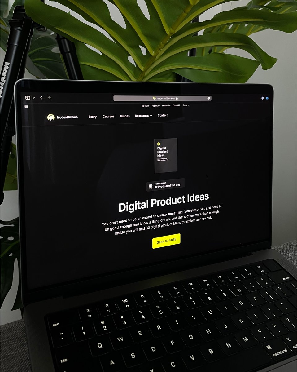 Stop selling your time - sell digital products instead.

I collected 80 digital product ideas to get you started.

Like and reply 👋 to receive it. [must be following to DM]