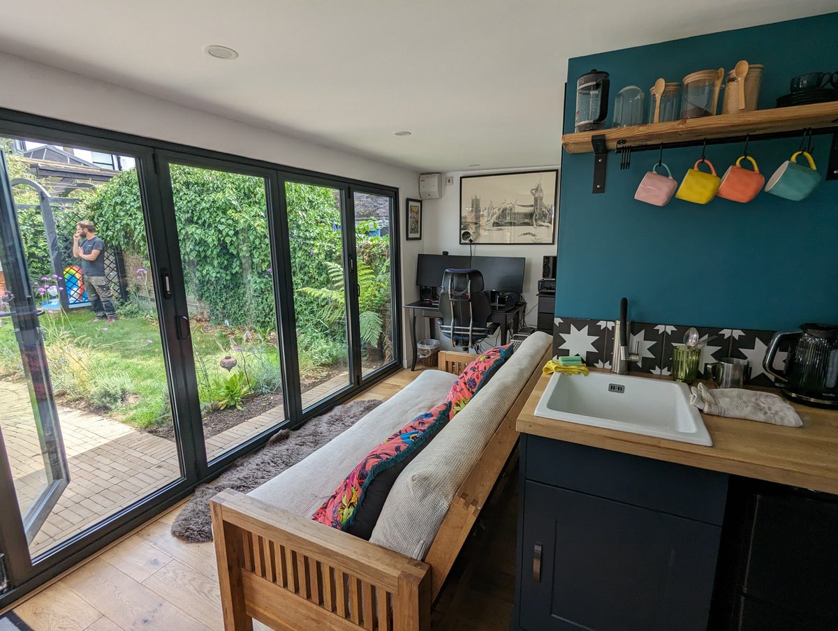 urbanescapes's tweet photo. Nestled perfectly in their enchanting new garden is Luke &amp; Zoe's stylish Abri garden studio.

Read all about our latest install &amp; see what Luke &amp; Zoe think of their new stylish space here - https://t.co/sxcWPStd3z https://t.co/6lWZ7vepK1