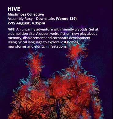 <a href="/HiveShow_/">Hive Show</a> Written by Ariella Como Stoian and directed by @‌_susiemac <a href="/mushmossco/">mushmoss</a>
#CSSDEdinburgh