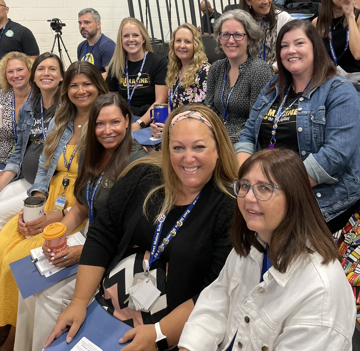 Good morning 💙💚<a href="/EastMaine63/">EastMaine63</a>! It’s Institute Day and the coaches are ready for an #empowering school year! #63success