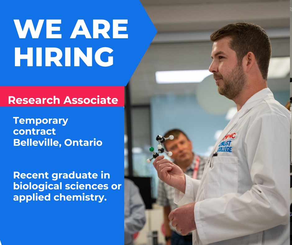 We are looking for a recent undergraduate degree or diploma holder in a biosciences discipline. Applicants must meet CICan Clean Tech Internship program eligibility rules.

For more details and to apply: bit.ly/CICanInternship