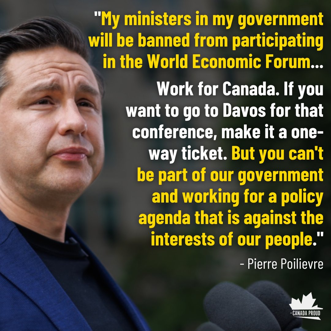 WeAreCanProud's tweet image. Do you think @PierrePoilievre has the right idea here? 👍