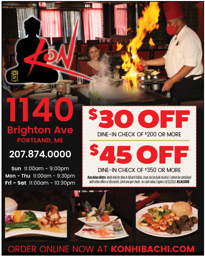 Print this offer from @konasian to save on your next #nighout with #friends or #family! They're #locallyowned serving #sushi, #hibachi, & more. Stop by 1140 Brighton Ave in #PortlandMaine or call 207.874.0000 for reservations. #eatlocal #drinklocal #keepitlocalmaine