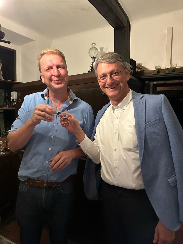 UnivoltUK's tweet photo. We've had an amazing trip to our home city of #Vienna with our friends at @SwitchElectrics 😊
 
Amazing stay at the Savoyen hotel and a wonderful visit to Maxingstuberl - thank you
Walter Wendt and to Univolt owners, Dr and Mrs Poecksteiner, for joining us for the evening!
👌 https://t.co/17LRHP3Xf3