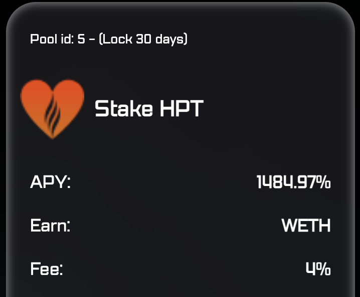 heartprotocol_'s tweet photo. 💰 If your bank offered you a savings account offering 1484.97% APY, would you put money in it? 💰

Imagine the growth! $HPT #heartprotocol https://t.co/rFi9BEuy2c