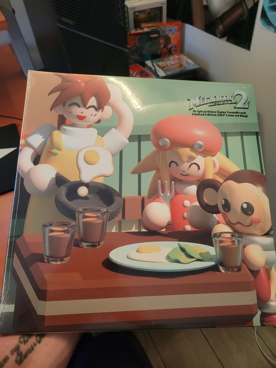 lucaspenm's tweet photo. Found the Megaman Legends 2 Soundtrack on Vinyl! Easily my favorite pickup from the weekend, had to grab this one for my collection!! 💿 https://t.co/PJuBy6ocYM