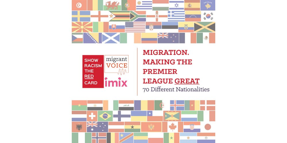 Premier League season has kicked off!⚽

Did you know that 70 different nationalities will be represented? 

The PL shows how immigration can make us stronger💪

Our campaign #MigrationMakingBritainGreat, @SRTRC_England & @MigrantVoiceUK aims to show this👇imix.org.uk/newcastle-lege…